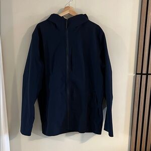 MEC Men's Navy Hooded Raincoat